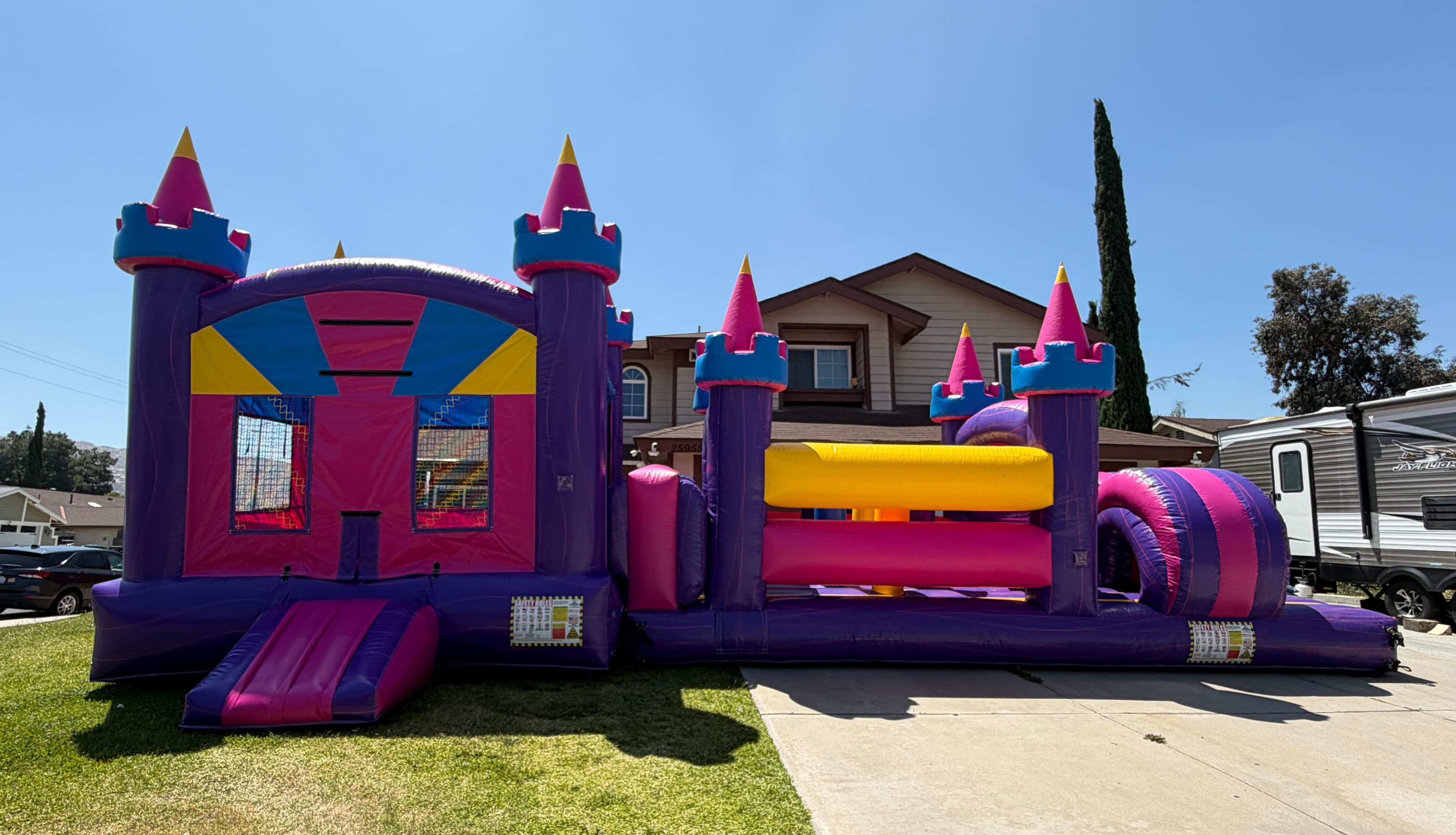40 ft Girl Obstacle Course